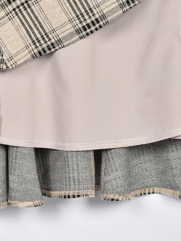 リボンオフショルカットワンピース 詳細画像 オフホワイト 16