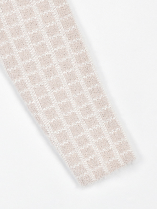 ポンポンシャギーニットワンピース 詳細画像 チャコール 16