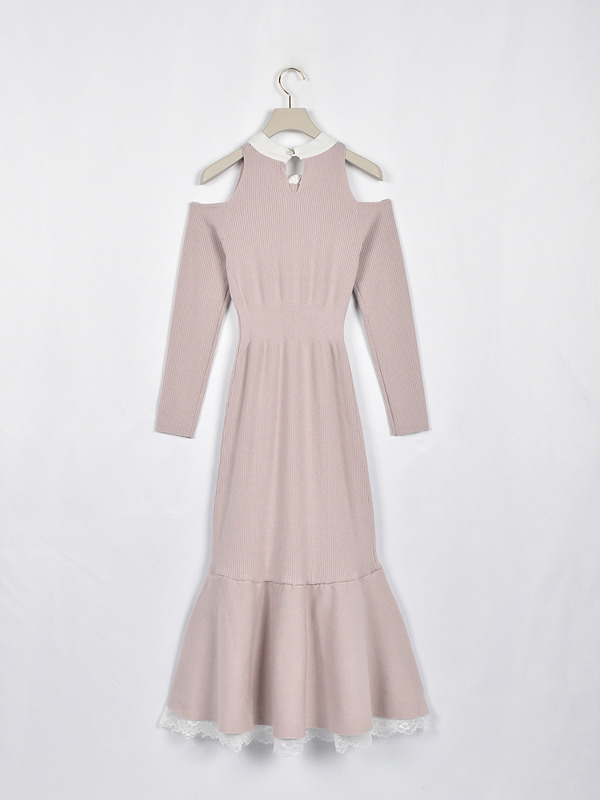 ヘムレースマーメイドニットワンピース 詳細画像 ブラック 16