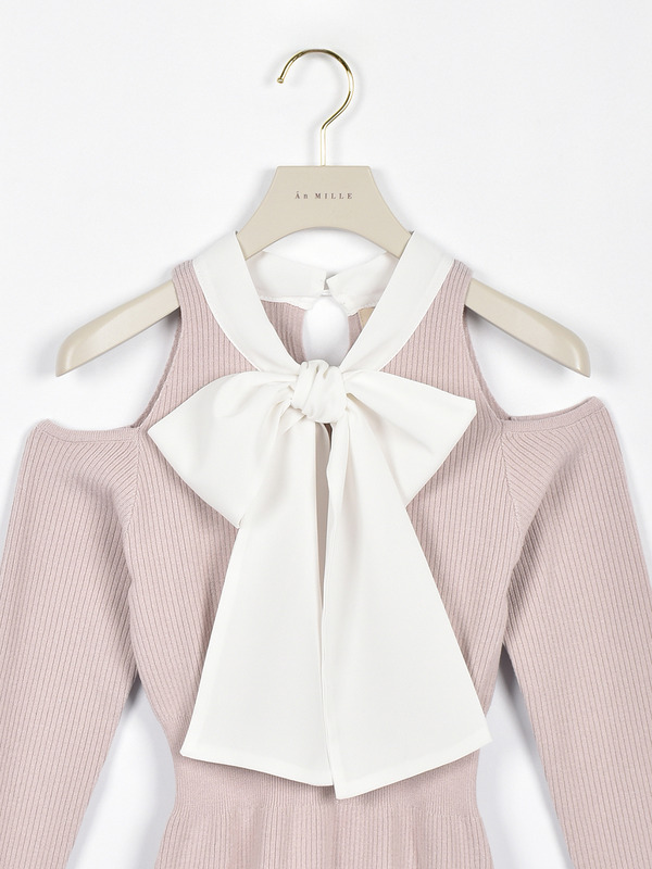 ヘムレースマーメイドニットワンピース 詳細画像 ブラック 16