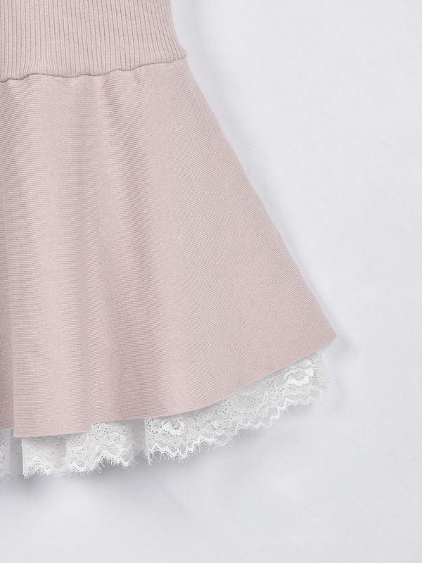 ヘムレースマーメイドニットワンピース 詳細画像 ブラック 16