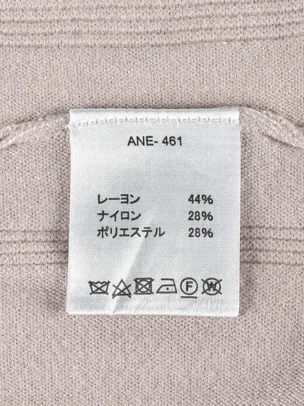 バイカラーフレアニットワンピース 詳細画像 ブラック 16