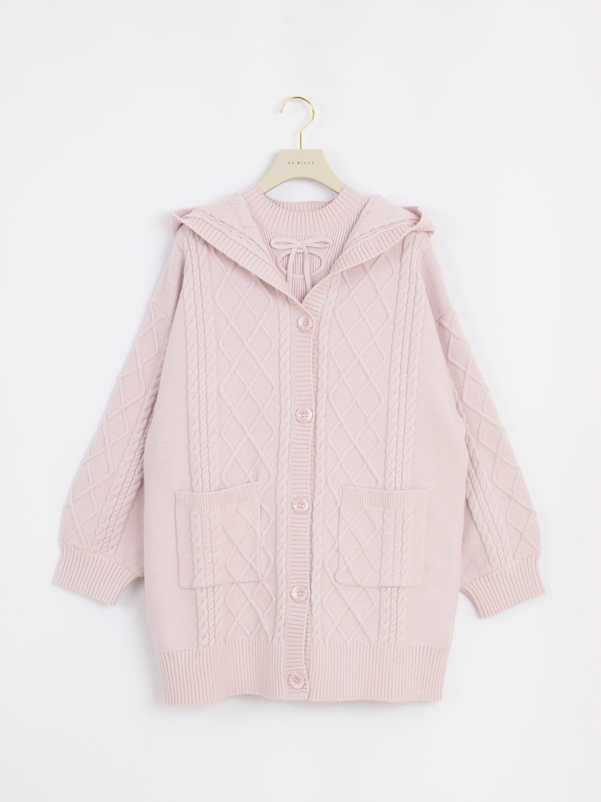 カーデセットミニニットワンピース｜evelyn（エブリン）公式通販サイト