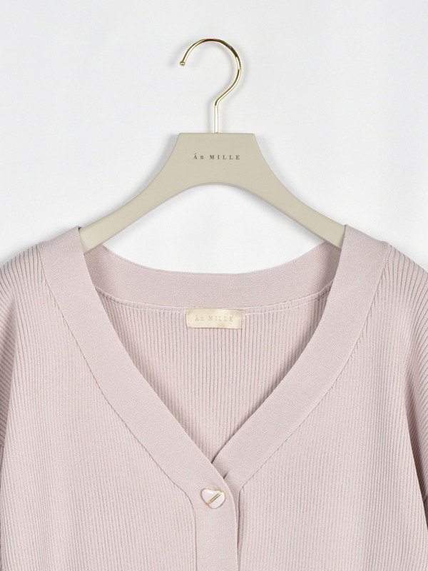 UVハートボタンカーデ 詳細画像 イエロー 16