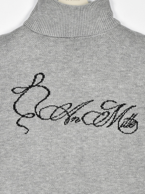 オリジナルロゴニット 詳細画像 グレイ 16