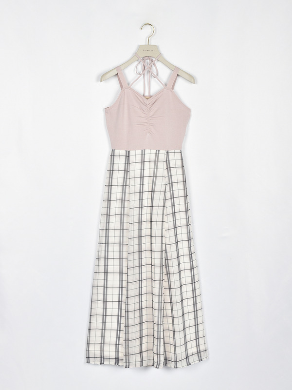 カーデセットドッキングワンピース 詳細画像 ピンク 16