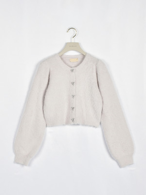 リボンシャギーカーデ