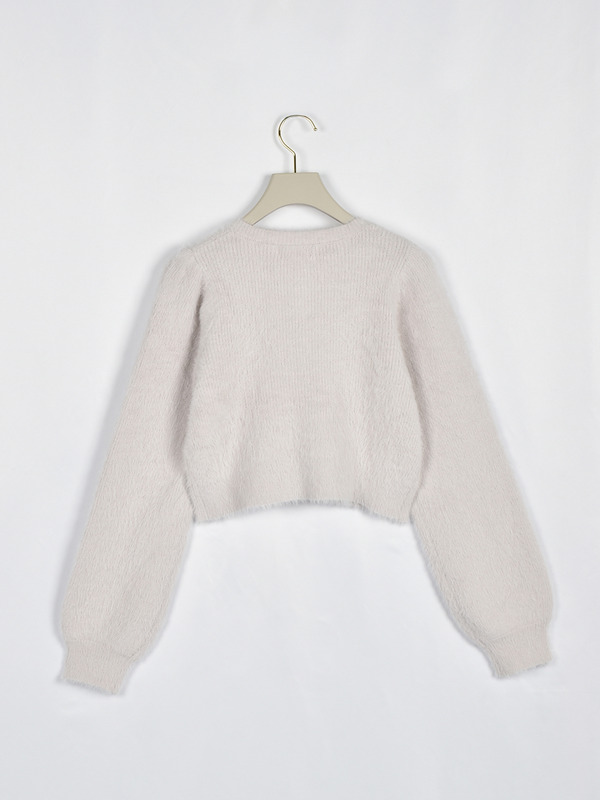 リボンシャギーカーデ 詳細画像 ホワイト 16