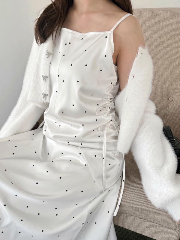 リボンシャギーカーデ 詳細画像 ホワイト 16