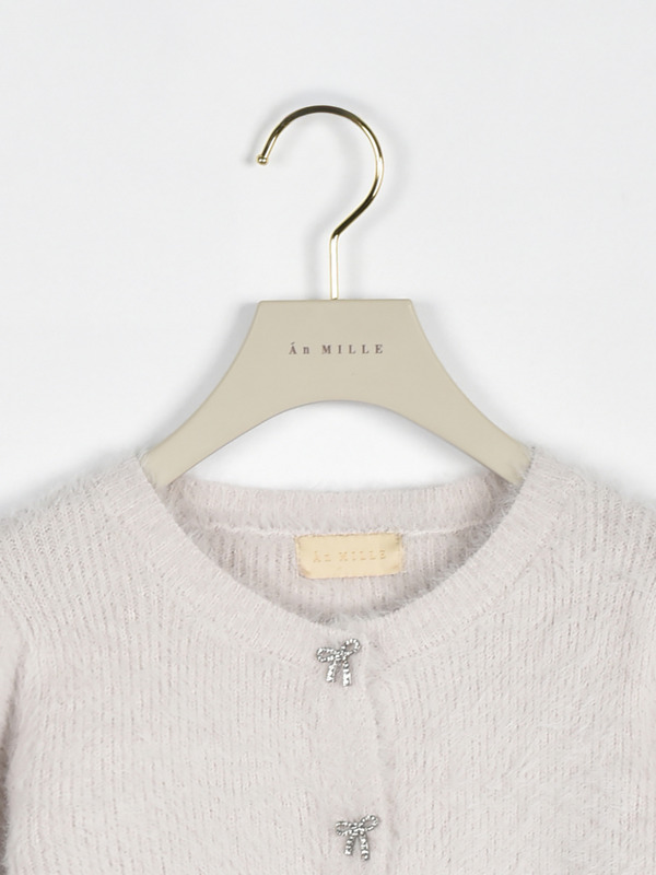 リボンシャギーカーデ 詳細画像 ホワイト 16