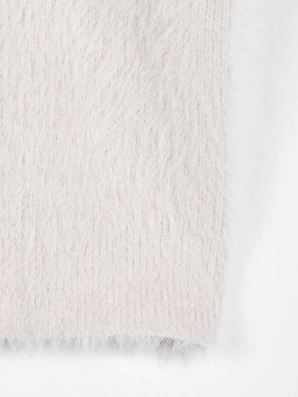 リボンシャギーカーデ 詳細画像 ホワイト 16