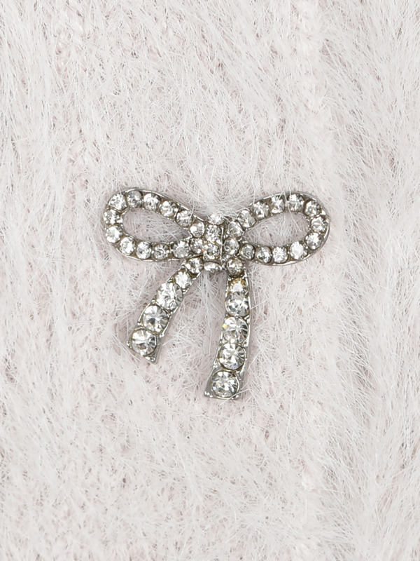 リボンシャギーカーデ 詳細画像 ホワイト 16