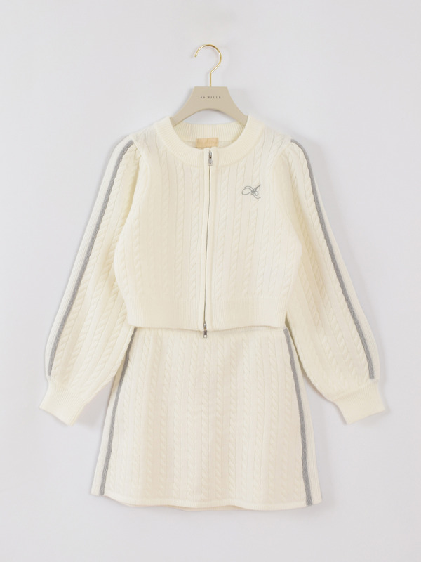 スポーティニットセットアップ 詳細画像 チャコール 16