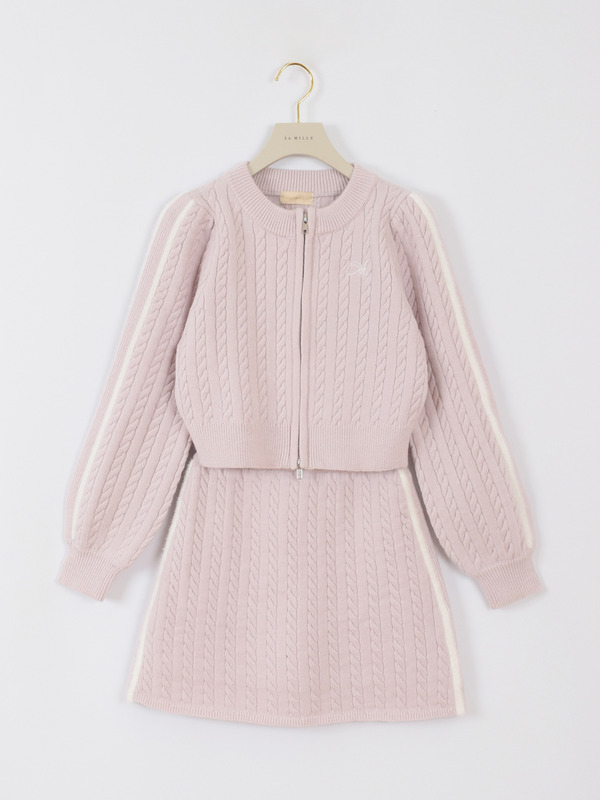 スポーティニットセットアップ 詳細画像 ピンク 1