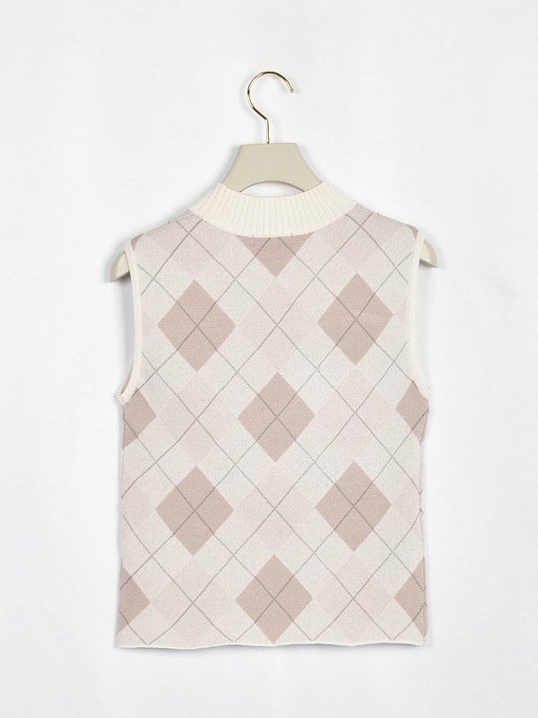 アーガイルカットリボンニット 詳細画像 ピンク 16