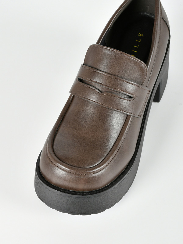 オリジナル厚底ローファー 詳細画像 ブラック 16