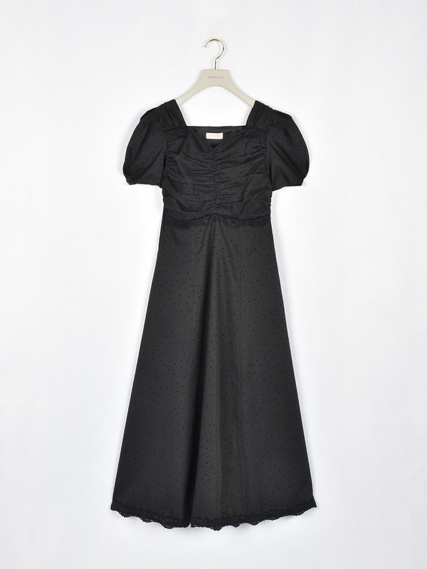 レースラインワンピース 詳細画像 ブラック 1