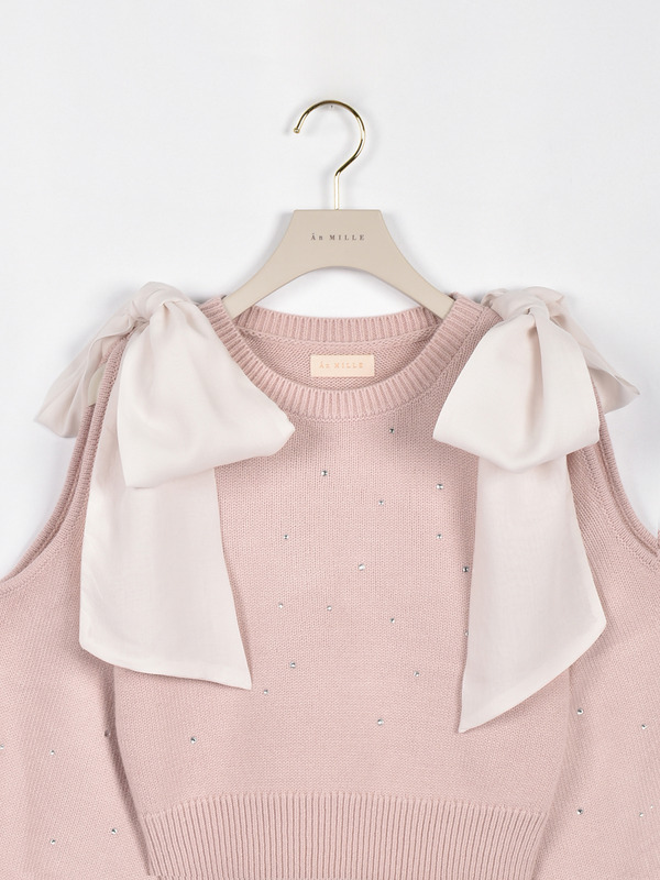 ビッグリボンキラニット 詳細画像 オフホワイト 16