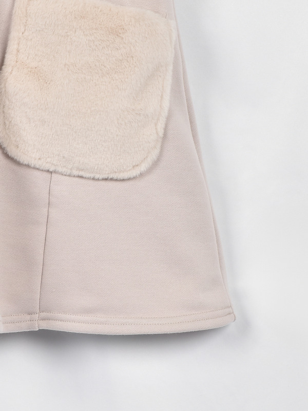 ファーデザインカットソーワンピース 詳細画像 ピンク 16