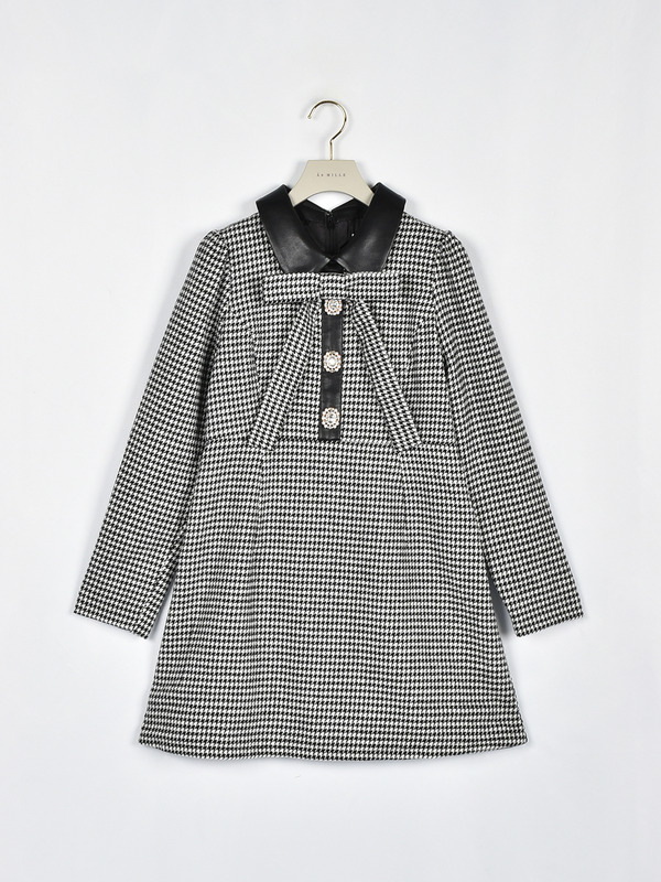 リボンタイワンピース 詳細画像 千鳥 1