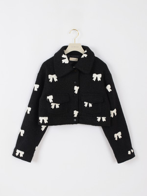 リボンボアジャケット