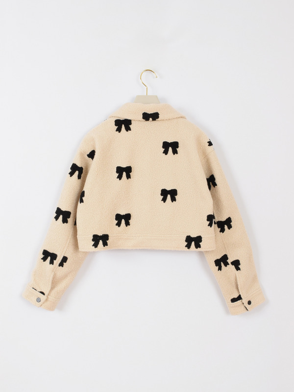 リボンボアジャケット 詳細画像 オフホワイト 16