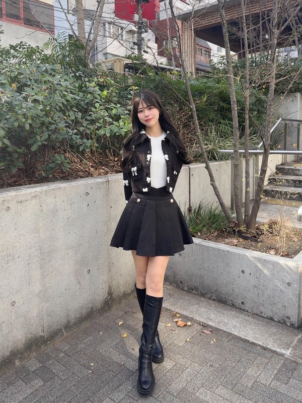 リボンボアジャケット 詳細画像 オフホワイト 16