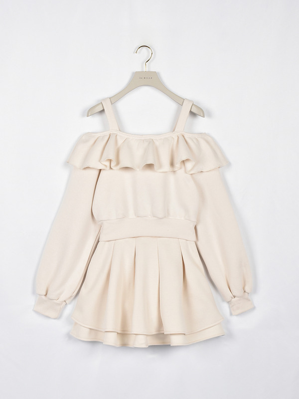 フリルオフショルセットアップ 詳細画像 オフホワイト 16