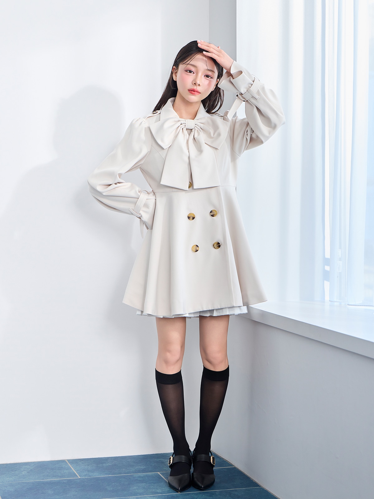 ビッグリボントレンチ｜evelyn（エブリン）公式通販サイト