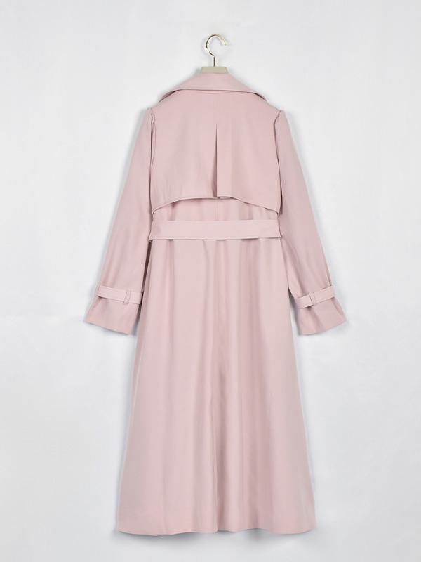 オリジナルロングトレンチ 詳細画像 ピンク 16