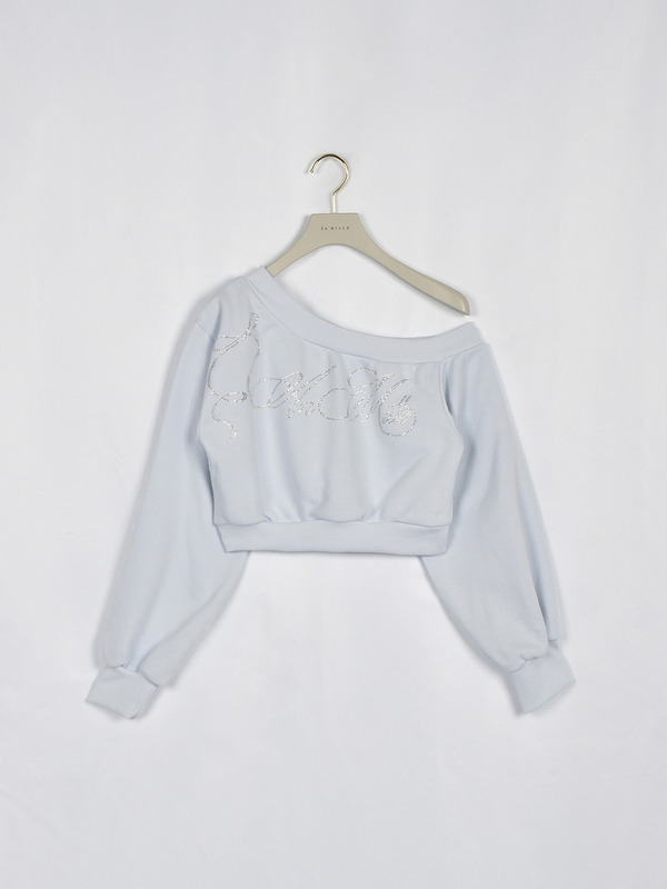 ワンショルロゴスウェット 詳細画像 ブルー 1