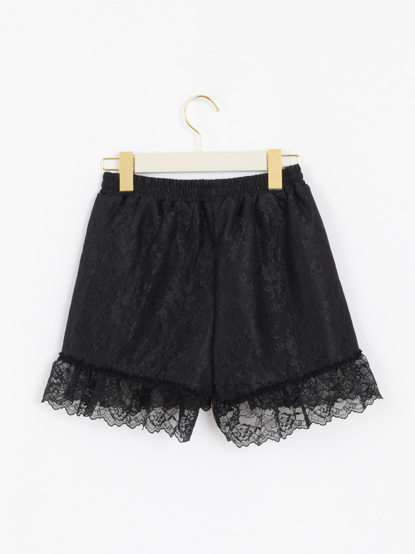 レースフリルショーパン 詳細画像 ブラック 16