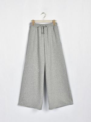 ワイドロゴスウェットパンツ