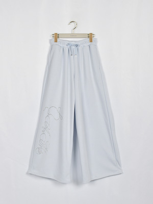 ワイドロゴスウェットパンツ