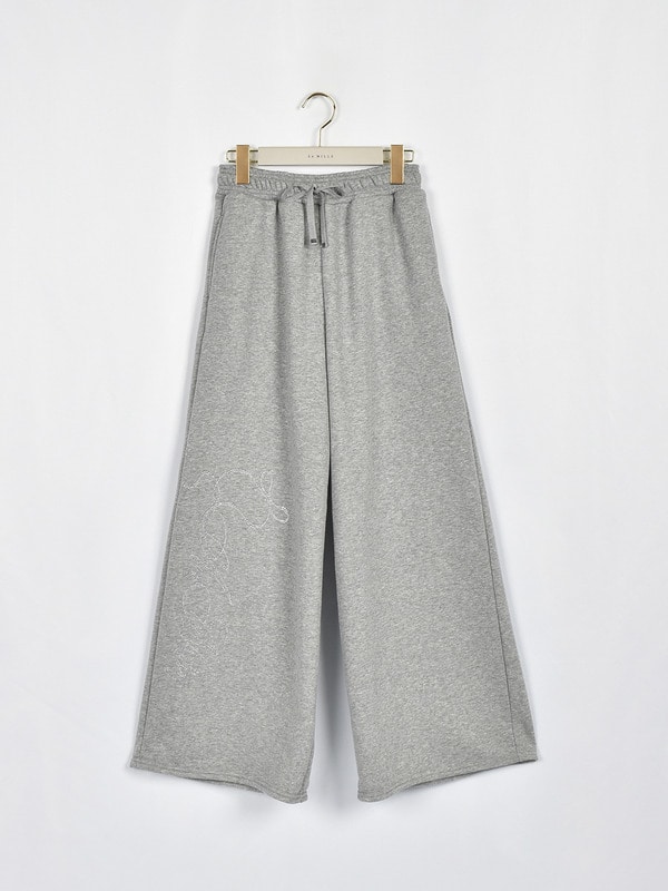 ワイドロゴスウェットパンツ 詳細画像 ブルー 16