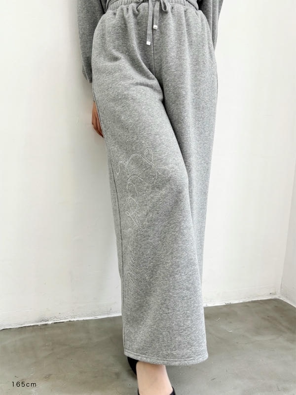 ワイドロゴスウェットパンツ 詳細画像 ブルー 16