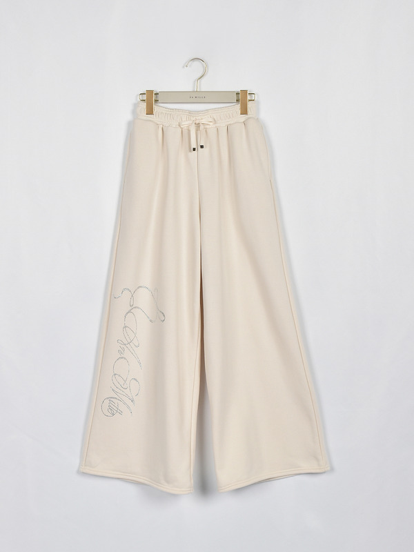 ワイドロゴスウェットパンツ 詳細画像 オフホワイト 1