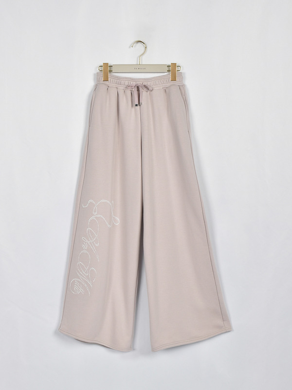 ワイドロゴスウェットパンツ 詳細画像 ピンク 1