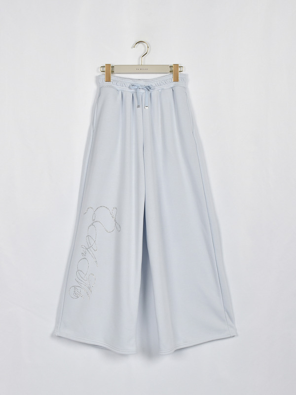 ワイドロゴスウェットパンツ 詳細画像 ブルー 1