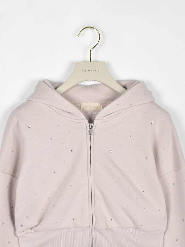 ビジューリボンパーカー 詳細画像 グレイ 16