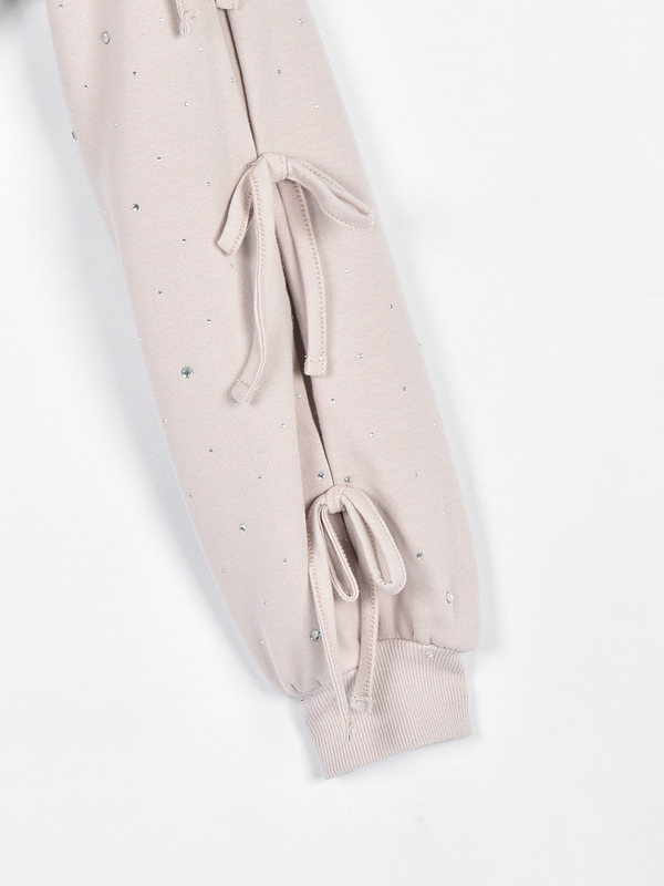 ビジューリボンパーカー 詳細画像 グレイ 16