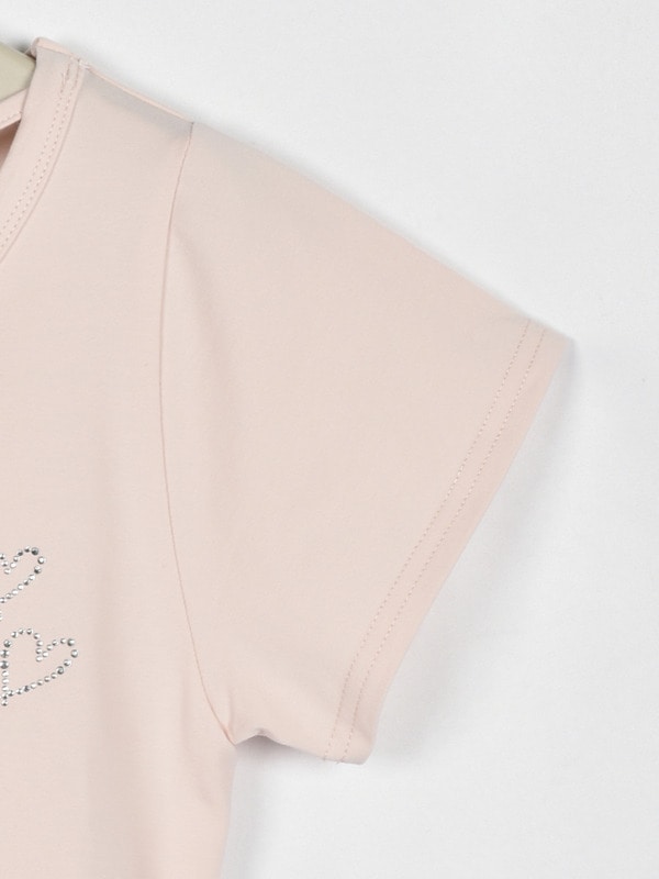 ギャザーラインストーンTシャツ 詳細画像 オフホワイト 16
