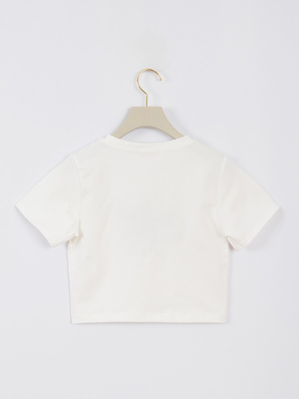 ビジューミニTシャツ 詳細画像 ブラックホワイト 16