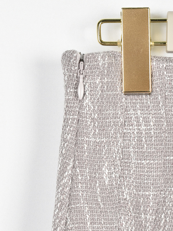 レースアップツイードフレアスカート 詳細画像 ピンク 16