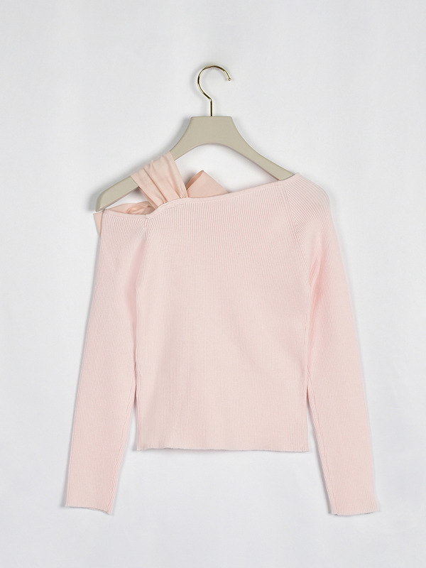 ワンショルリボントップス 詳細画像 ピンク 16