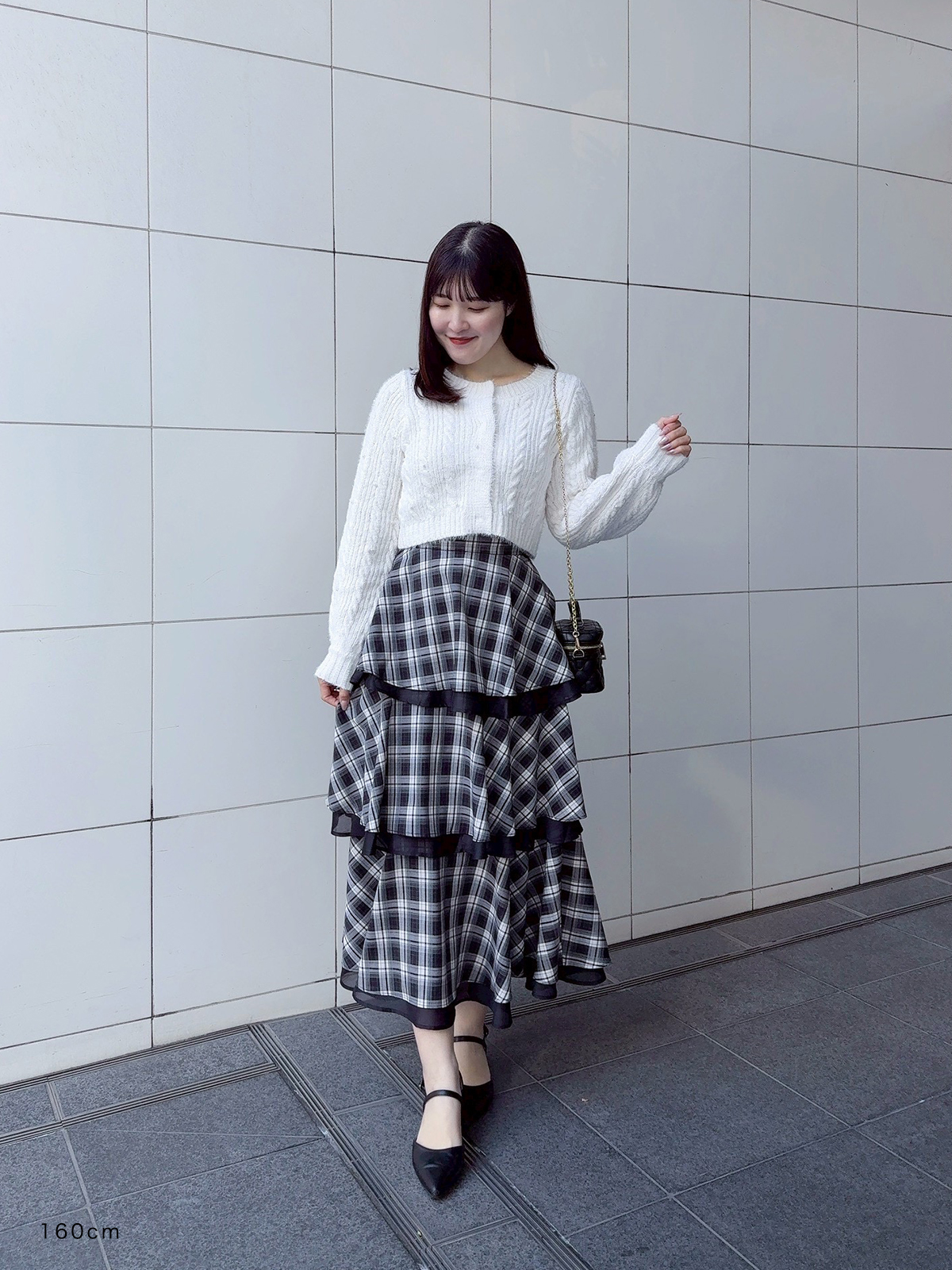 シフォンレイヤードフリルスカート｜evelyn（エブリン）公式通販サイト