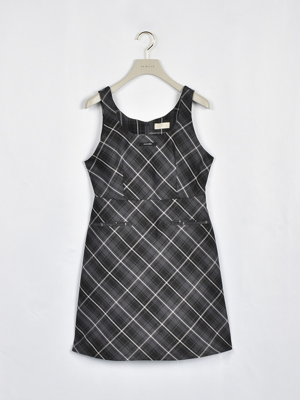 リボンシャツセットワンピース 詳細画像 チェック 16