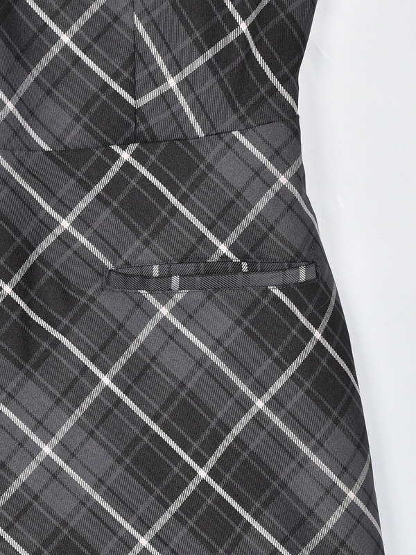 リボンシャツセットワンピース 詳細画像 チェック 16