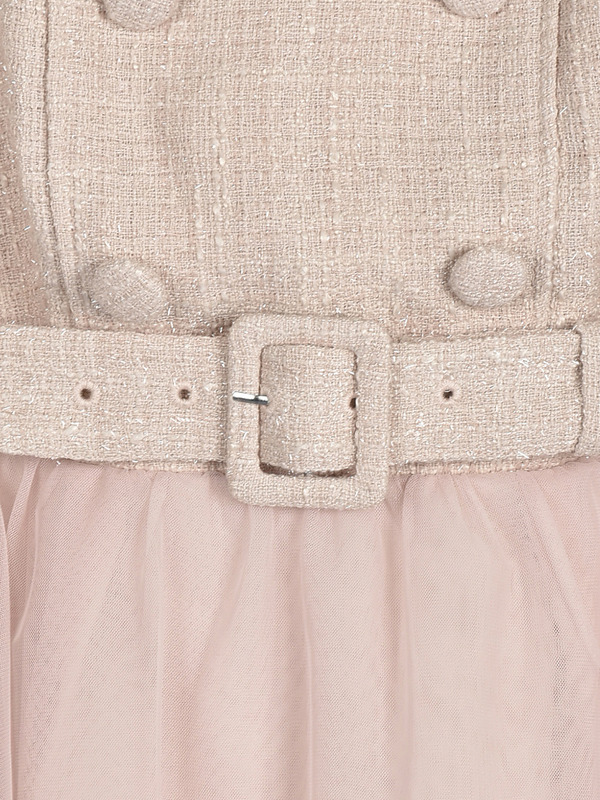 チュールドッキングツイードワンピース 詳細画像 ピンク 16