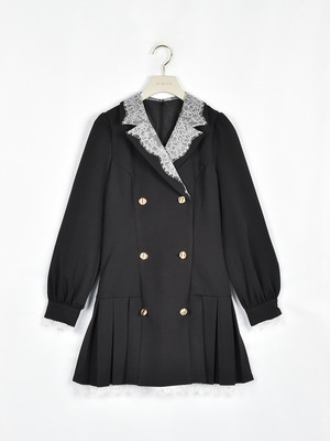 レイヤードレースレディワンピース